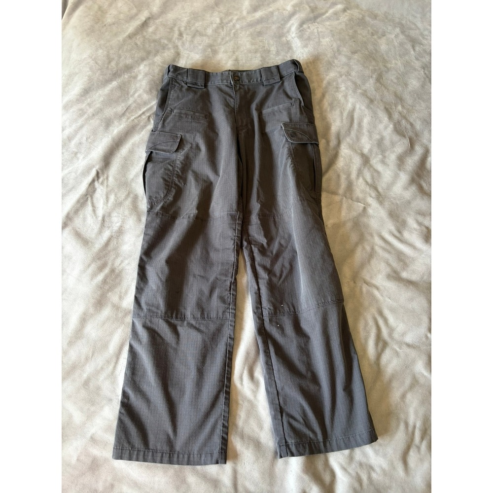 5.11 Tactical Mens Cargo Pants Charcoal Grey Ripstop Work Wear 32x30